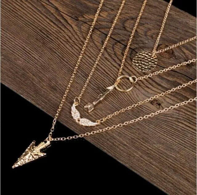 Fashion Charm Jewelry Crystal Choker Chunky Statement Bib Pendant Necklace Bar 2