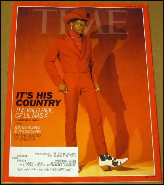 26/08/2019 revista Time Lil Nas X música country Jon Meacham Tim McGraw Hong Kong