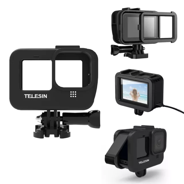 Protective Frame Case Cage for GoPro Hero 9 10 11 12 Plastic Lightweight