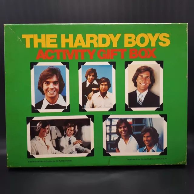 Hardy Boys Activity Gift Box Vtg 1978 Shaun Cassidy Parker Stevenson Incomplete