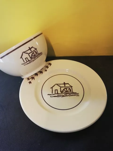 Mulino Bianco Tazza Piatto Il Coccio 86 Vintage Le Rondini