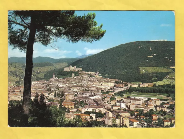 Cartolina Spoleto panorama  viaggiata 1974