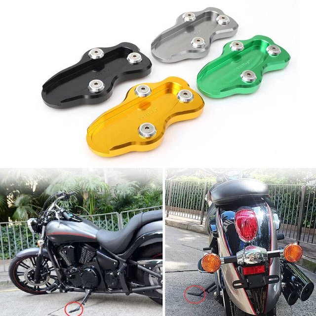 Side Stand Kickstand Enlarge Plate for Kawasaki VN900 CLASSIC CUSTOM 07-15 Motor