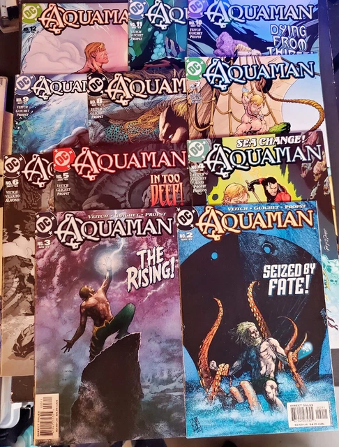 AQUAMAN 🧜Volume 6 (2003) 11 Books #2 3 4 5 6 7 8 9 10 11 12 DC Comics Lot VF/NM