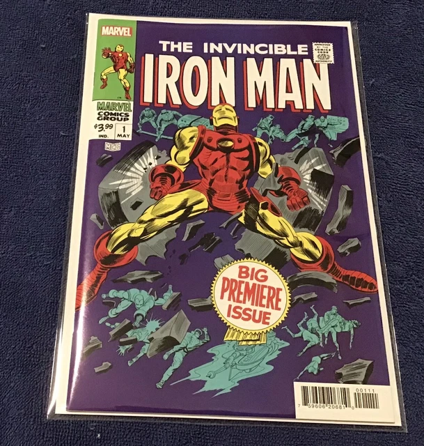 The Invincible Iron Man #1 NM 1st Ongoing Series & Origin Marvel Key Facsimile