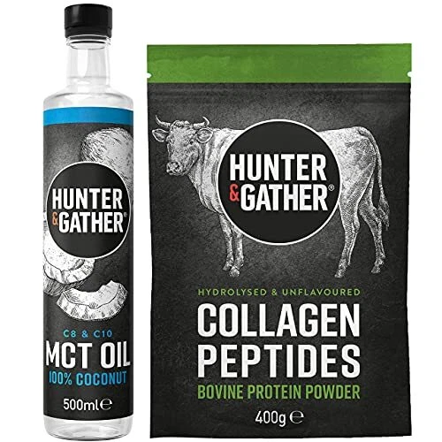 HUNTER & GATHER Optimal Keto Health Supplements (Bundle C8 & C10 MCT