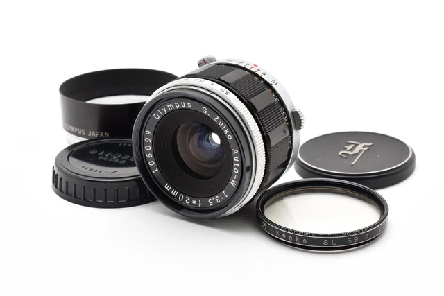 NEAR MINT] OLYMPUS G Zuiko Auto-W 20mm f/3.5 MF Lens From JAPAN