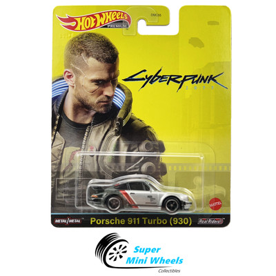 Modèle Réduit Porsche 911 Turbo Cyberpunk 2077 - 1/64 Hot Wheels HXD95 - Neuf