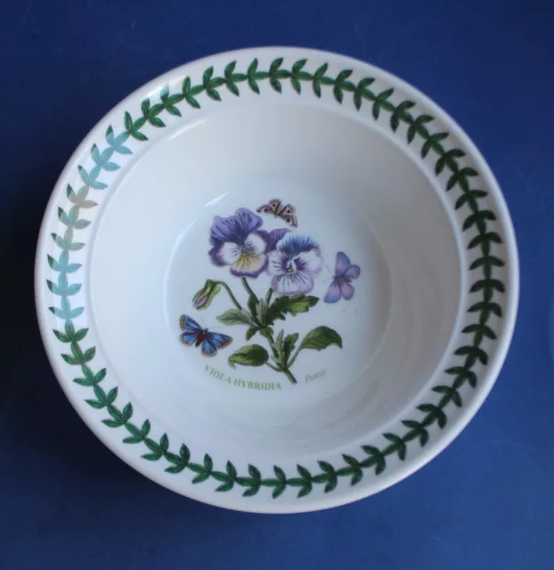 Portmeirion Botanic Garden Pansy Cereal Bowl 6 1/2"