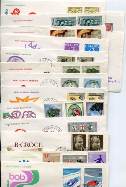 Italia FDC Venetia 1966 Annata completa