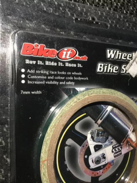 7 mm Bike It Wheel & Bike Streifen reflektierend grün WST022 2