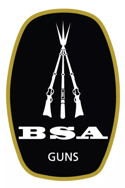 BSA Vinyl Decal Sticker For Shotgun / Gun / Case / Gun Safe / Car / BS