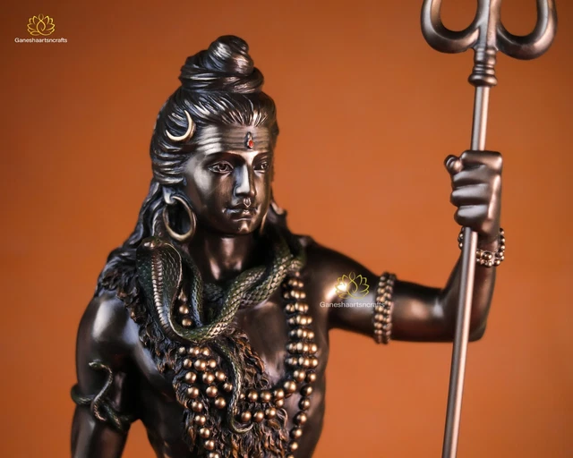 STANDING SHIVA STATUE Large Shiva Mahadeva Idol Bholenath Shiv Shankar