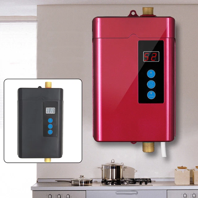 3000W ELECTRIC TANKLESS Instant Hot Water Heater Under Sink Tap