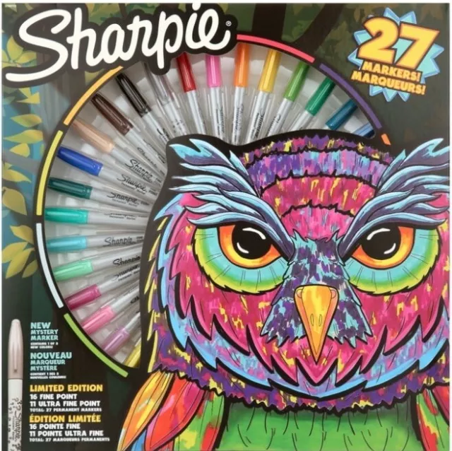 Sharpie Special Limited Edition Permanent Marker, Fine Point, 27 Markers