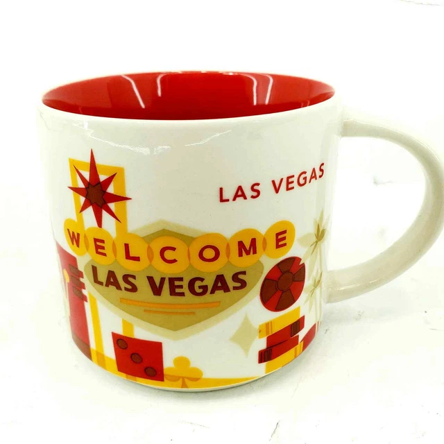 STARBUCKS LAS VEGAS You are Here Collectible Ceramic 14 fl oz Mug 18.