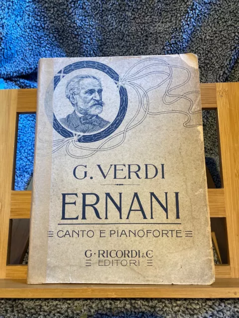 G. Verdi Ernani partition chant piano éditions Ricordi