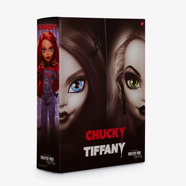 Mattel 2023 Monster High Skullector Chucky and Tiffany Doll 2-Pack Set, Unopened