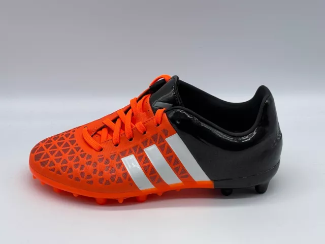 Botas de fútbol americano para niños Adidas ACE 15.3 FG/AG naranja (F37) S83247 Reino Unido1