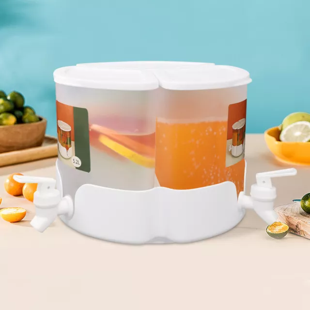 3 Compartment Beverage Cold Juice Drinking Dispenser for Hotel Cafe Bar Party