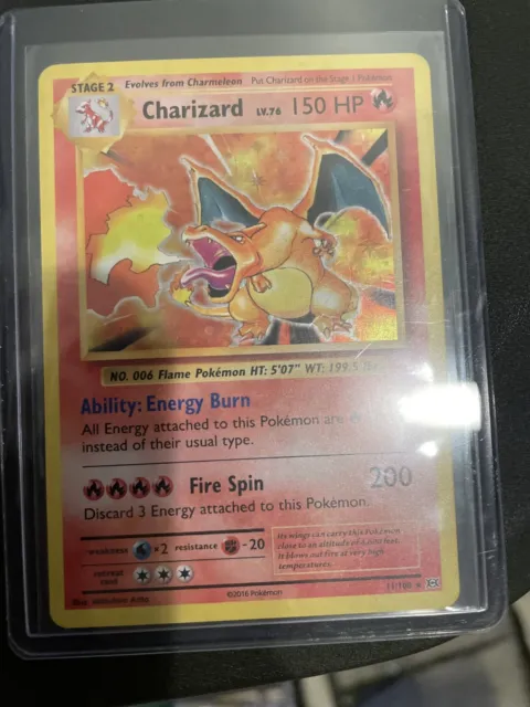 Rare 2016 Pokémon Charizard XY Evolutions 11/108 Holo. Pokemon Card. NM