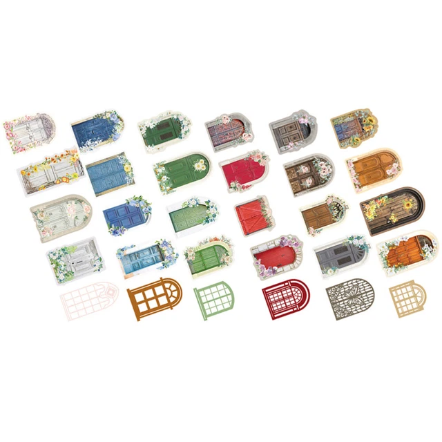 6 set di documenti di scrapbooking vintage per le carte artigianali decorative