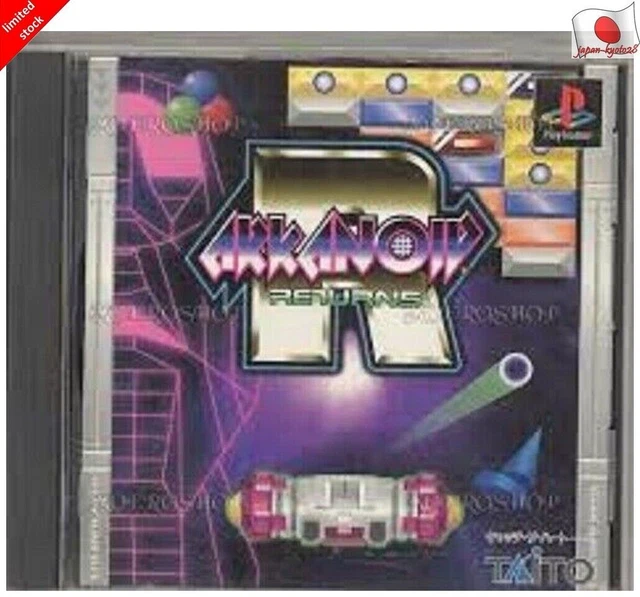 Arkanoid Returns PS1 Taito Sony PlayStation 1 From Japan