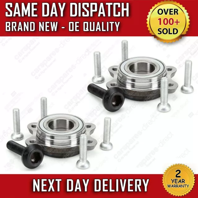 Audi A4 B6 B7 2004-2008 Front Hub Wheel Bearing Kits Pair & Bolts X2