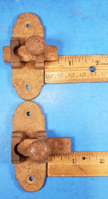 Sliding Bolt Latch Lock Cabinet Cupboard Gate 2" OAW x 3.25" Long Flush Mount 6