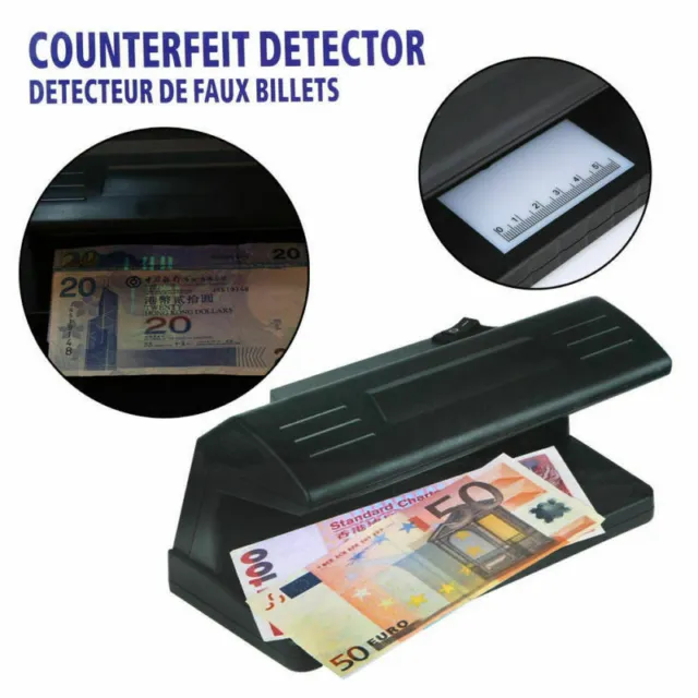 UV Blue Light Practical Counterfeit Bill Currency Fake Money Detector Checker 2