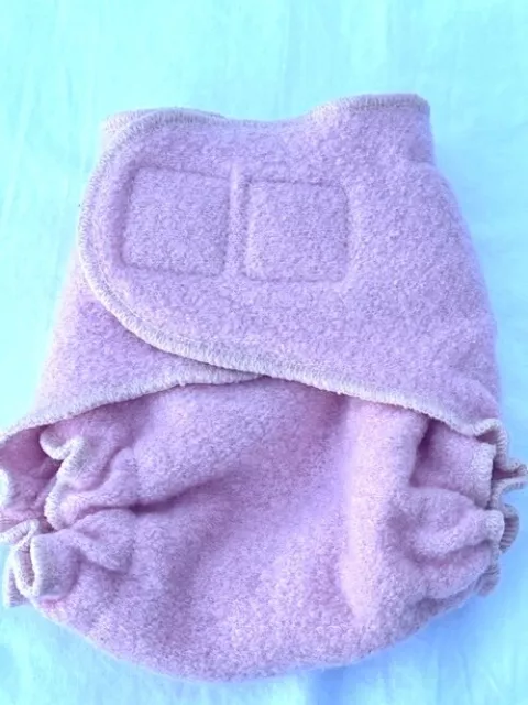 Loveybums Medium Pink Wool Crepe .