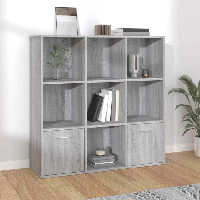 Vidaxl Libreria Grigio Sonoma 98x30x98 cm