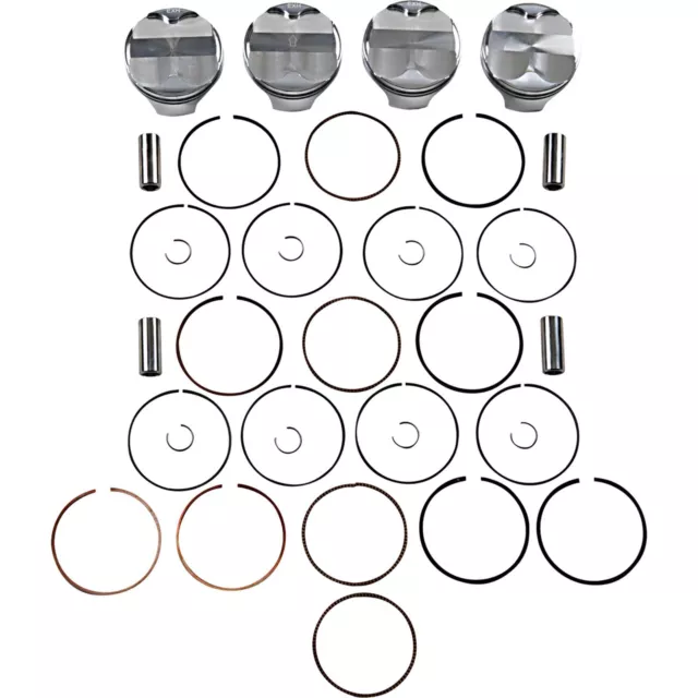 J.E. Pistons Piston Kit for Kawasaki Ninja ZX-10R 2004-2007 222111