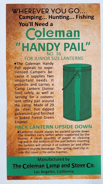 Coleman Quick-Lite Lanterns For Sale Here Made In U.S.A - Foto 12