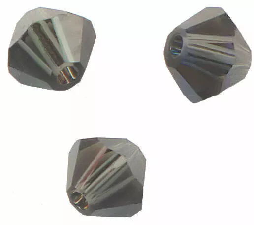 site parisien  40 PERLES TOUPIES SWAROVSKI    5mm   MORION