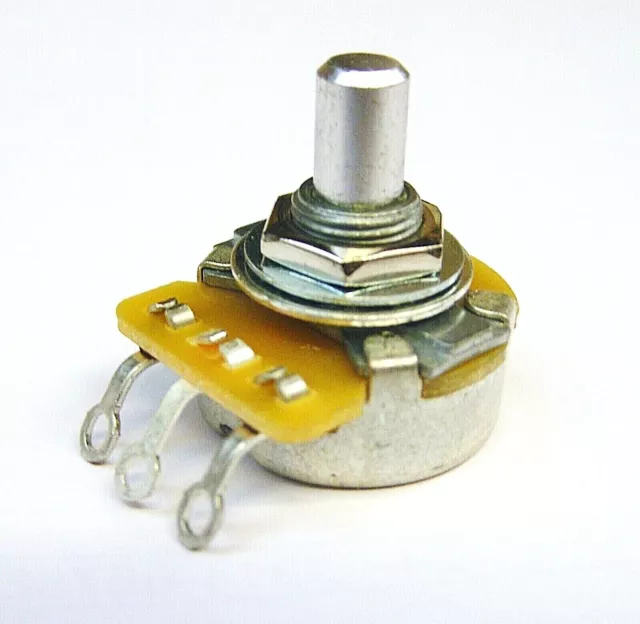 Original CTS 250k Vintage Style kurzes massives Schaft Log Pot Potentiometer