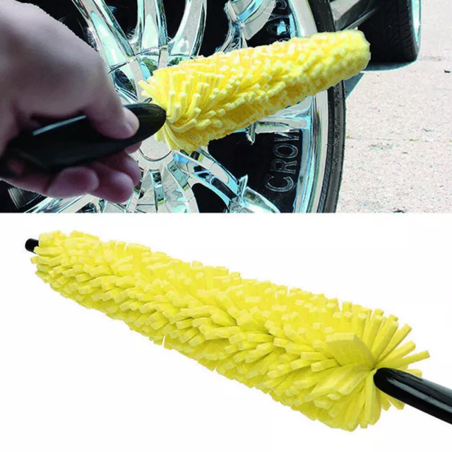 Car Wheel Wash Brush Plastic Handle Vehicle Cleaning Brush Wheel Washing .EL