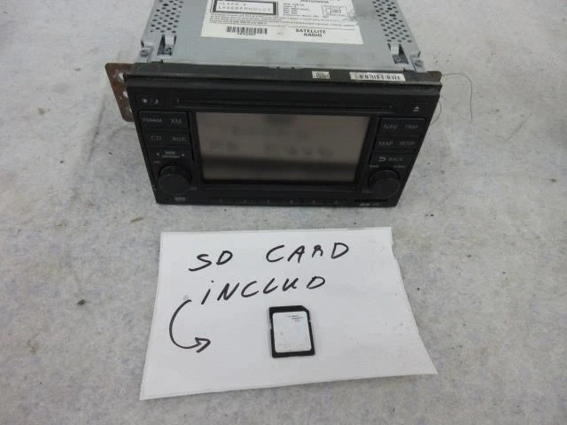Nissan Versa 2012-2013 Oem Radio W/Sd Card Screen 5¨ Navigation Xm 25915Zw83A