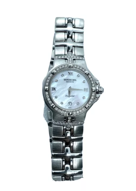 Raymond Weil Mother of Pearl Diamond Bezel Parsifal Ladies Watch Model 9995 Raymond Weil Mother of Pearl Diamond Bezel Parsifal Ladies Watch Model 9995