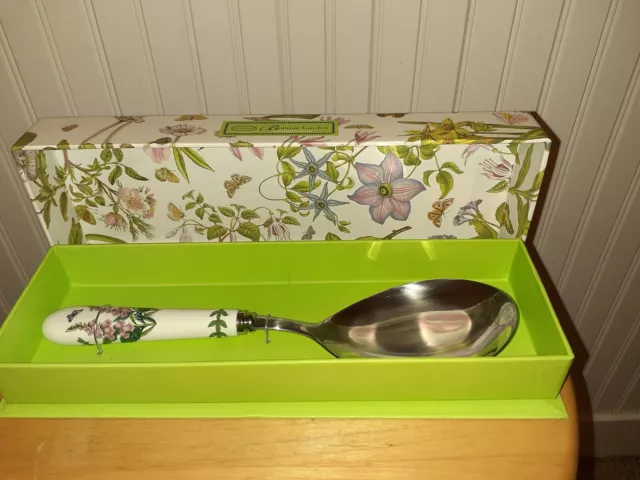 Portmeirion Botanic Garden Serving Spoon 9.8" x 2.6" with Original Box