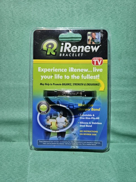Pulsera iRenew talla única como se ve en la televisión *nuevo sellado* *envío gratuito*