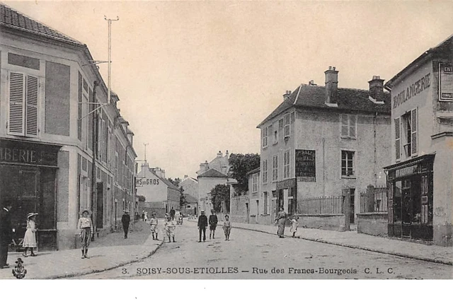 91. n°206188; soisy sous etiolles. rue des francs bourgeois. pas courante