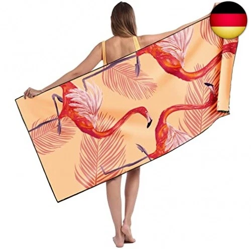 Strandtuch, 80 x 180cm Extra großes Mikrofaser Strandtuch für Erwachsene, D