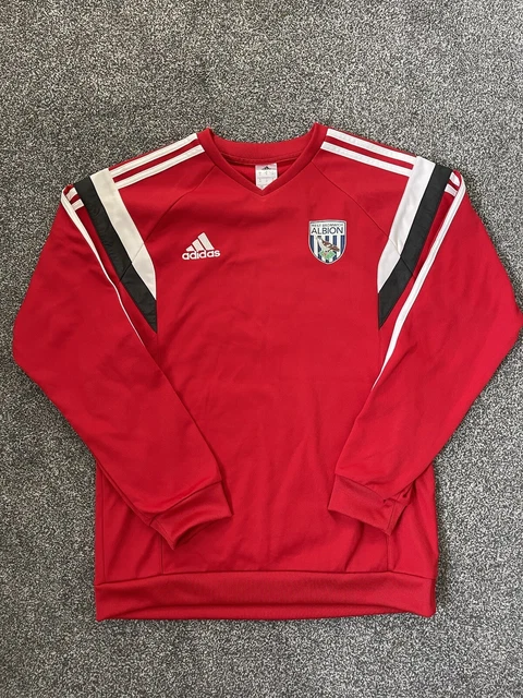 WEST BROMWICH ALBION FC ‘Adidas’ WBA Training Top Shirt 2014 Medium Rare Red
