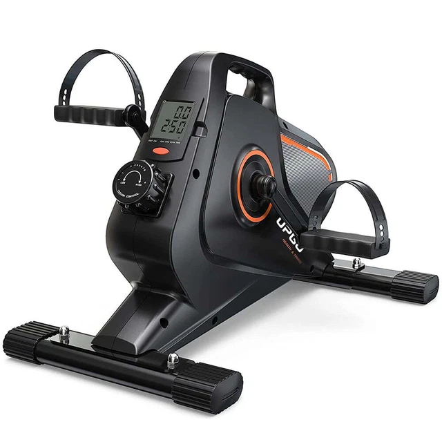 Magnetic Under Desk Bike Pedal Exerciser -  Portable Mini Trainer Bikes Des