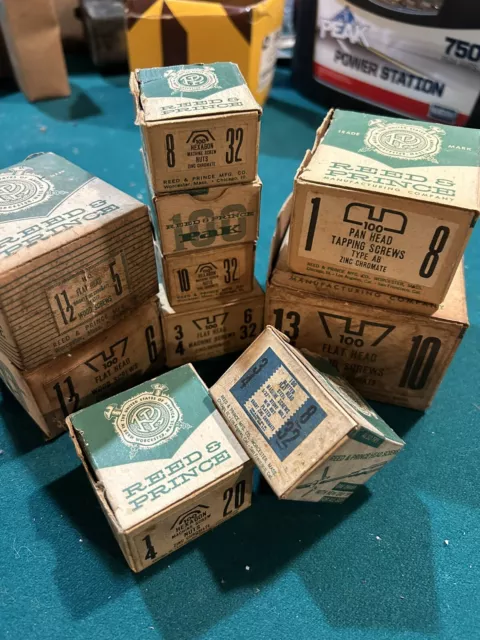 Vintage Reed & Prince Screw Co, New Old Stock Collectors Bundle Lot