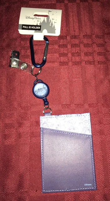 DISNEY PARKS LILO And Stitch Retractable ID Cardholder Pass Holder Clip ...