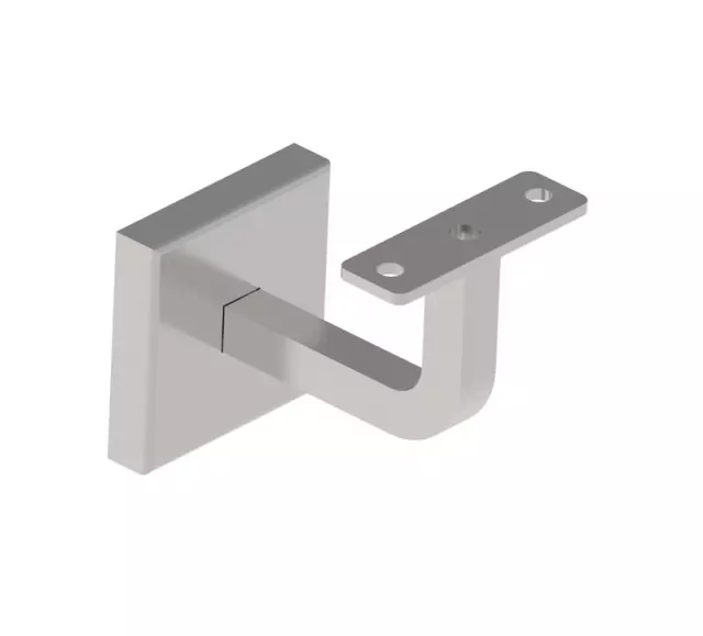 Acier Inox Support de Main Courante Profil Carré Plat 40x40 Rampe V2A