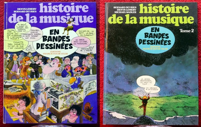 LOT &HISTOIRE DE La Musique - Tomes 1 & 2" - D. Lemery & B. Deyries
