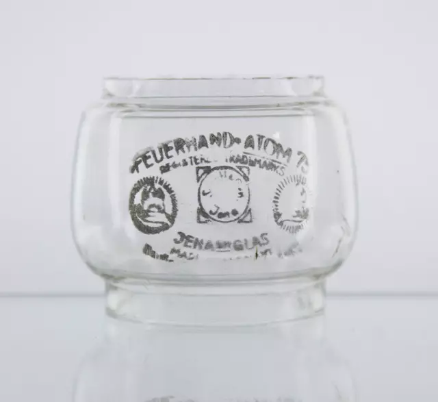 NOS FEUERHAND 75 Atom Original Glass Globe UNUSED MINT Old Stock JENA er GLAS